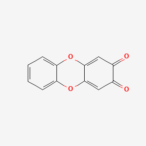 molecular formula C12H6O4 B1207587 Diphenylene dioxide 2,3-quinone CAS No. 6859-47-8