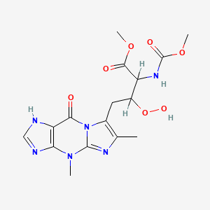 molecular formula C16H20N6O7 B1207589 Wybutoxine CAS No. 36238-44-5