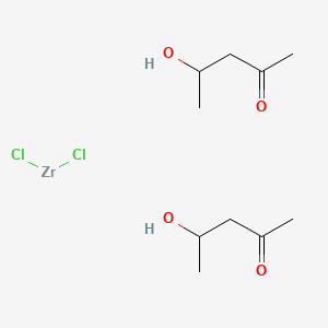 molecular formula C10H20Cl2O4Zr B12075911 dichlorozirconium;4-hydroxypentan-2-one 