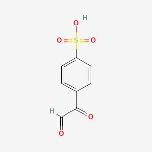 molecular formula C8H6O5S B1207596 4-Sulfonylphenylglyoxal CAS No. 67014-03-3