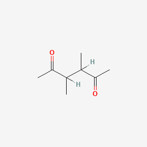 molecular formula C8H14O2 B1207610 3,4-二甲基己烷-2,5-二酮 CAS No. 25234-79-1