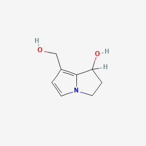 molecular formula C8H11NO2 B1207611 去氢紫草素 CAS No. 26400-45-3