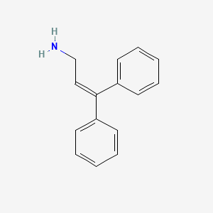 molecular formula C15H15N B1207615 Diphenylpropenamine CAS No. 5666-18-2