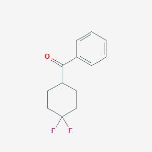 molecular formula C13H14F2O B12076186 (4,4-Difluorocyclohexyl)(phenyl)methanone 