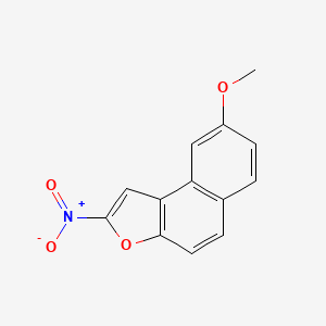 molecular formula C13H9NO4 B1207620 2-Nitro-8-methoxynaphtho(2,1-b)furan CAS No. 75965-75-2