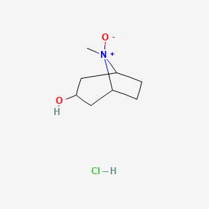 molecular formula C8H16ClNO2 B12076224 tropine-N-oxide hydrochloride 