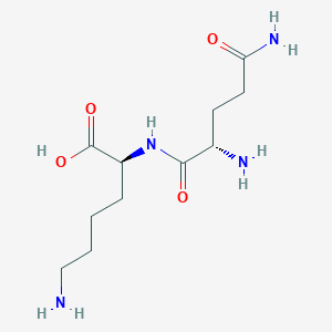 molecular formula C11H22N4O4 B12076225 L-Glutaminyl-L-lysine CAS No. 45234-03-5