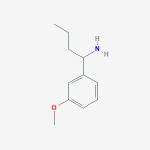 molecular formula C11H17NO B12076230 1-(3-Methoxyphenyl)butan-1-amine 