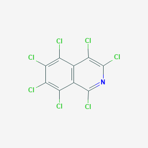 molecular formula C9Cl7N B12076278 Heptachloroisoquinoline CAS No. 13180-41-1