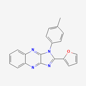 2-(2-Furanyl)-3-(4-methylphenyl)imidazo[4,5-b]quinoxaline