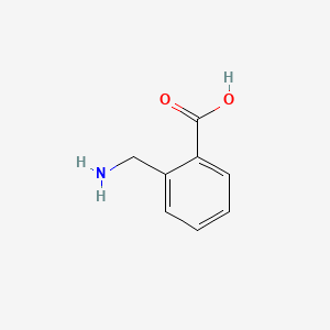 molecular formula C8H9NO2 B1207630 2-(Aminomethyl)benzoic acid CAS No. 25672-97-3
