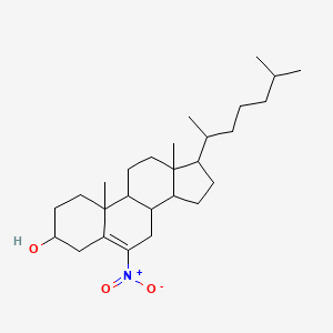 molecular formula C27H45NO3 B1207631 6-Nitrocholest-5-en-3-ol CAS No. 82048-76-8