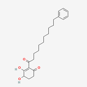 3,6-Dihydroxy-2-(11-phenylundecanoyl)-2-cyclohexen-1-one