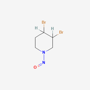 molecular formula C5H8Br2N2O B1207634 3,4-Dibromonitrosopiperidine CAS No. 57541-73-8