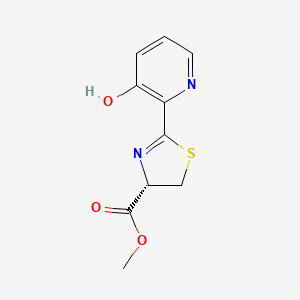 molecular formula C10H10N2O3S B1207651 去铁铁硫ocin CAS No. 76045-30-2