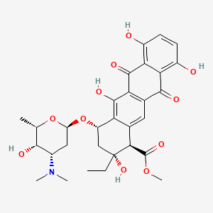 molecular formula C30H35NO11 B1207656 Pyrromycin CAS No. 668-17-7