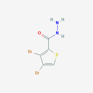 molecular formula C5H4Br2N2OS B12076564 3,4-Dibromothiophene-2-carbohydrazide CAS No. 1399659-27-8