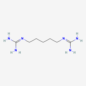 molecular formula C7H18N6 B1207661 Audouine CAS No. 5070-04-2