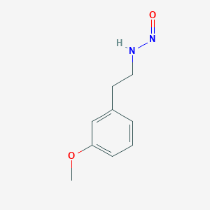 molecular formula C9H12N2O2 B12076614 N-[2-(3-methoxyphenyl)ethyl]nitrous amide 