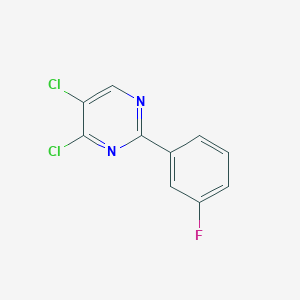 molecular formula C10H5Cl2FN2 B12076681 4,5-Dichloro-2-(3-fluorophenyl)pyrimidine 