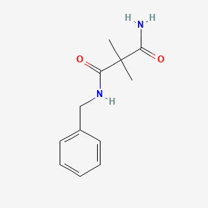 molecular formula C12H16N2O2 B1207670 2,2-Dimethyl-n-benzylmalonamide CAS No. 97181-56-1