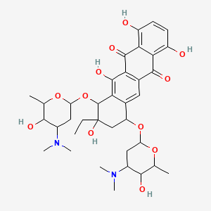 molecular formula C36H48N2O12 B1207672 Alldimycin B CAS No. 97605-82-8