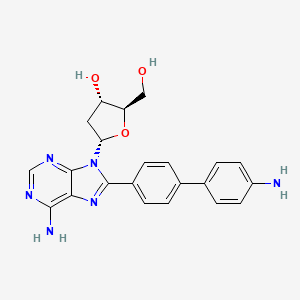 molecular formula C22H22N6O3 B1207678 Daabp CAS No. 86408-35-7