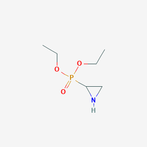 molecular formula C6H14NO3P B12076857 Diethyl aziridin-2-ylphosphonate CAS No. 35212-68-1