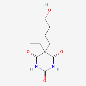 molecular formula C10H16N2O4 B1207690 4'-Hydroxybutobarbitone CAS No. 82168-60-3
