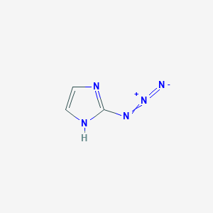 molecular formula C3H3N5 B12076947 1H-Imidazole, 2-azido- CAS No. 56751-68-9