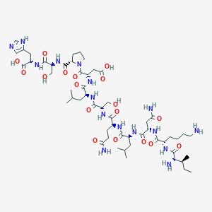 molecular formula C54H90N16O18 B012077 Cholecystokinin (10-20) CAS No. 100900-23-0