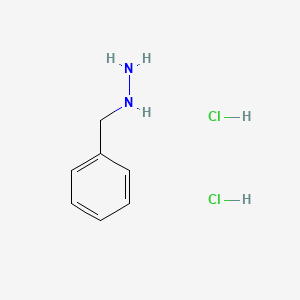 molecular formula C7H12Cl2N2 B1207700 二盐酸苄肼 CAS No. 20570-96-1