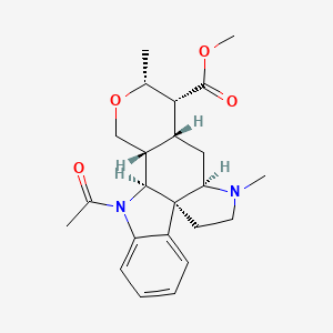 molecular formula C23H30N2O4 B1207701 Malagashanine CAS No. 139682-33-0