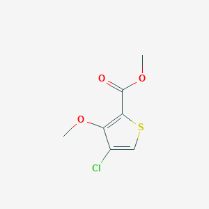 molecular formula C7H7ClO3S B12077048 Methyl 4-chloro-3-methoxythiophene-2-carboxylate 