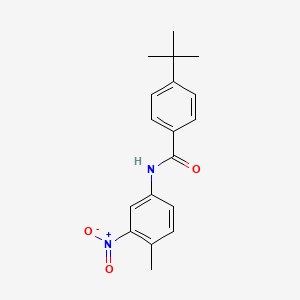 molecular formula C18H20N2O3 B1207708 4-tert-butyl-N-(4-methyl-3-nitrophenyl)benzamide 