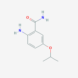 molecular formula C10H14N2O2 B12077104 2-Amino-5-isopropoxybenzamide 