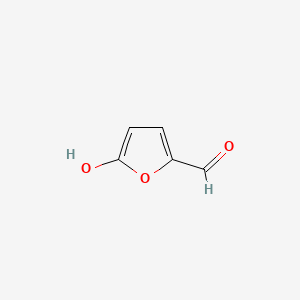 molecular formula C5H4O3 B12077162 2(5H)-Furanone, 5-(hydroxymethylene)- CAS No. 107997-81-9