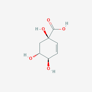molecular formula C7H10O5 B1207718 2,3-Anhydro-quinic acid CAS No. 227002-11-1