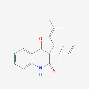 molecular formula C19H23NO2 B1207720 Buchapine 