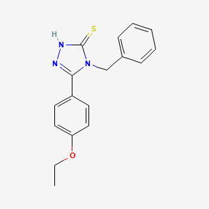 molecular formula C17H17N3OS B1207722 3-(4-ethoxyphenyl)-4-(phenylmethyl)-1H-1,2,4-triazole-5-thione 