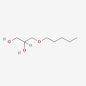 molecular formula C8H18O3 B1207728 1-O-戊基甘油 CAS No. 22636-32-4