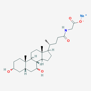 molecular formula C26H42NNaO5 B120773 Sodium glycochenodeoxycholate CAS No. 16564-43-5