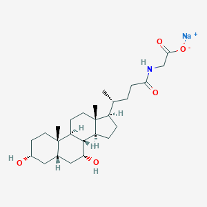molecular formula C26H42NO5 ? Na B120773 Sodium glycochenodeoxycholate CAS No. 16564-43-5