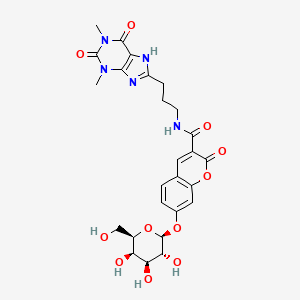 molecular formula C26H29N5O11 B1207734 beta-Galactosylumbelliferone theophylline CAS No. 79181-90-1