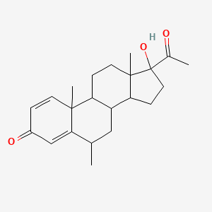 molecular formula C22H30O3 B12077485 1-Dehydromedroxyprogesterone 
