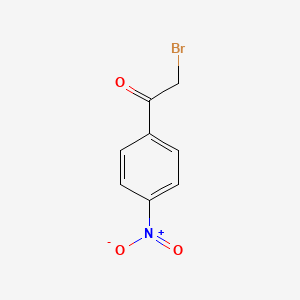molecular formula C8H6BrNO3 B1207750 2-Bromo-4'-nitroacetophenone CAS No. 99-81-0