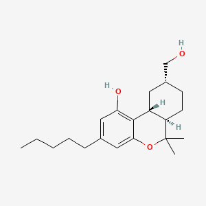 molecular formula C21H32O3 B1207751 7-Hydroxyhexahydrocannabinol CAS No. 64663-39-4
