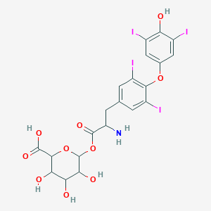 molecular formula C21H19I4NO10 B12077580 ThyroxineAcyl-beta-D-Glucuronide 