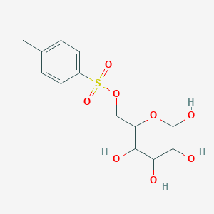 molecular formula C13H18O8S B12077592 6-O-Tosyl-D-glucopyranose 
