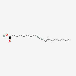 molecular formula C18H30O2 B1207771 Octadec-11-en-9-ynoic acid 